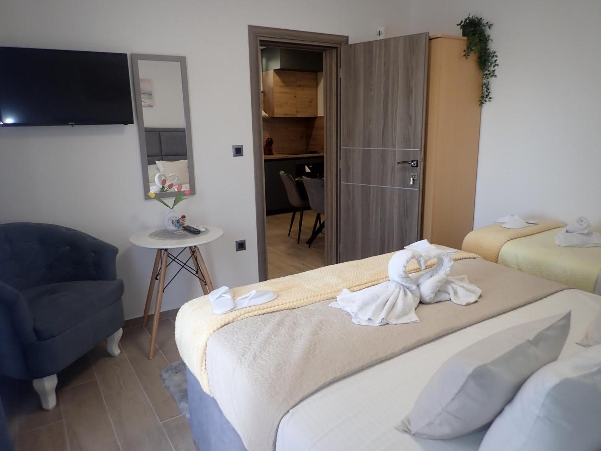 Apartmani Nil Barić Draga Esterno foto